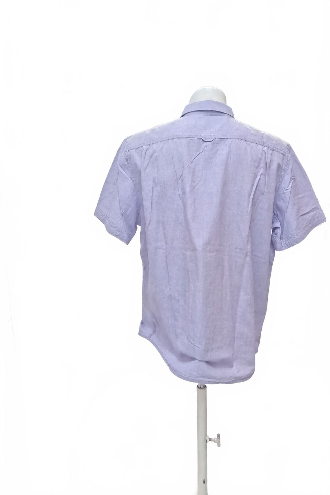 Pánská košile s krátkým rukávem Canda, barva fialová, velikost 43