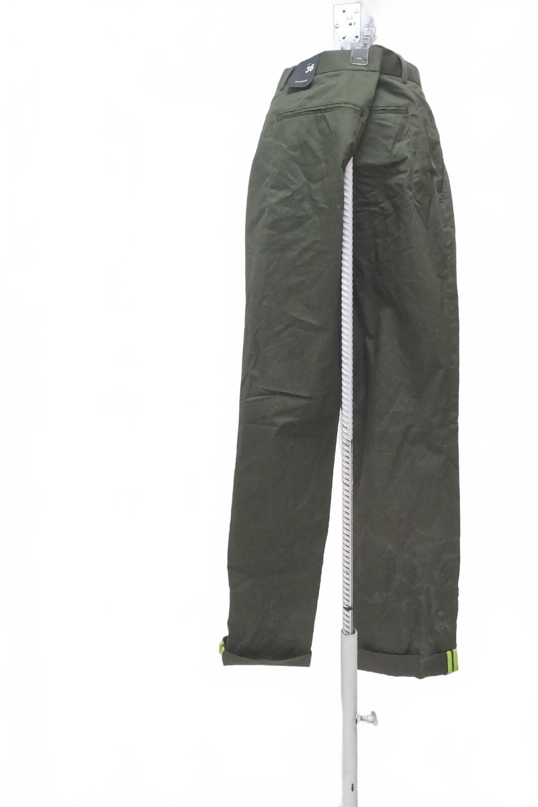 Pánské kalhoty Reserved, barva khaki, velikost XL