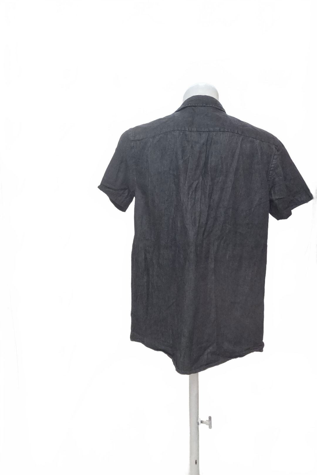 Pánská košile s krátkým rukávem Genesis, barva šedá, velikost M