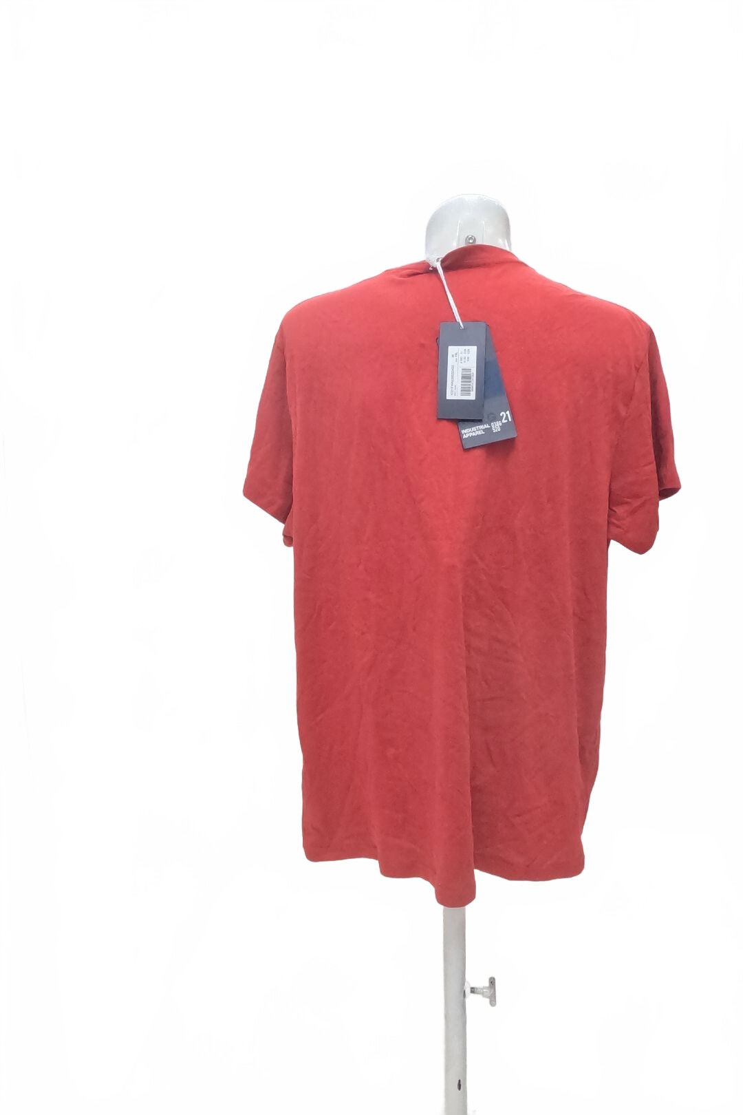 Pánské tričko Genesis s potiskem, barva červená, velikost 3XL