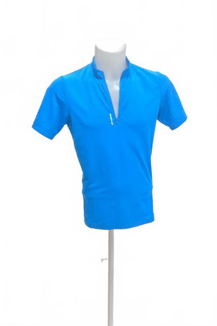 Pánské tričko Genesis bez potisku, barva modrá, velikost XS