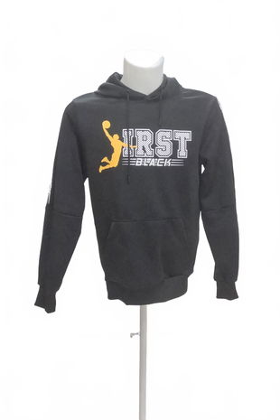 Pánská mikina Genesis s potiskem, barva černá, velikost M