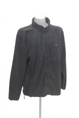 Pánská mikina Wolf bez potisku, barva šedá, velikost 2XL