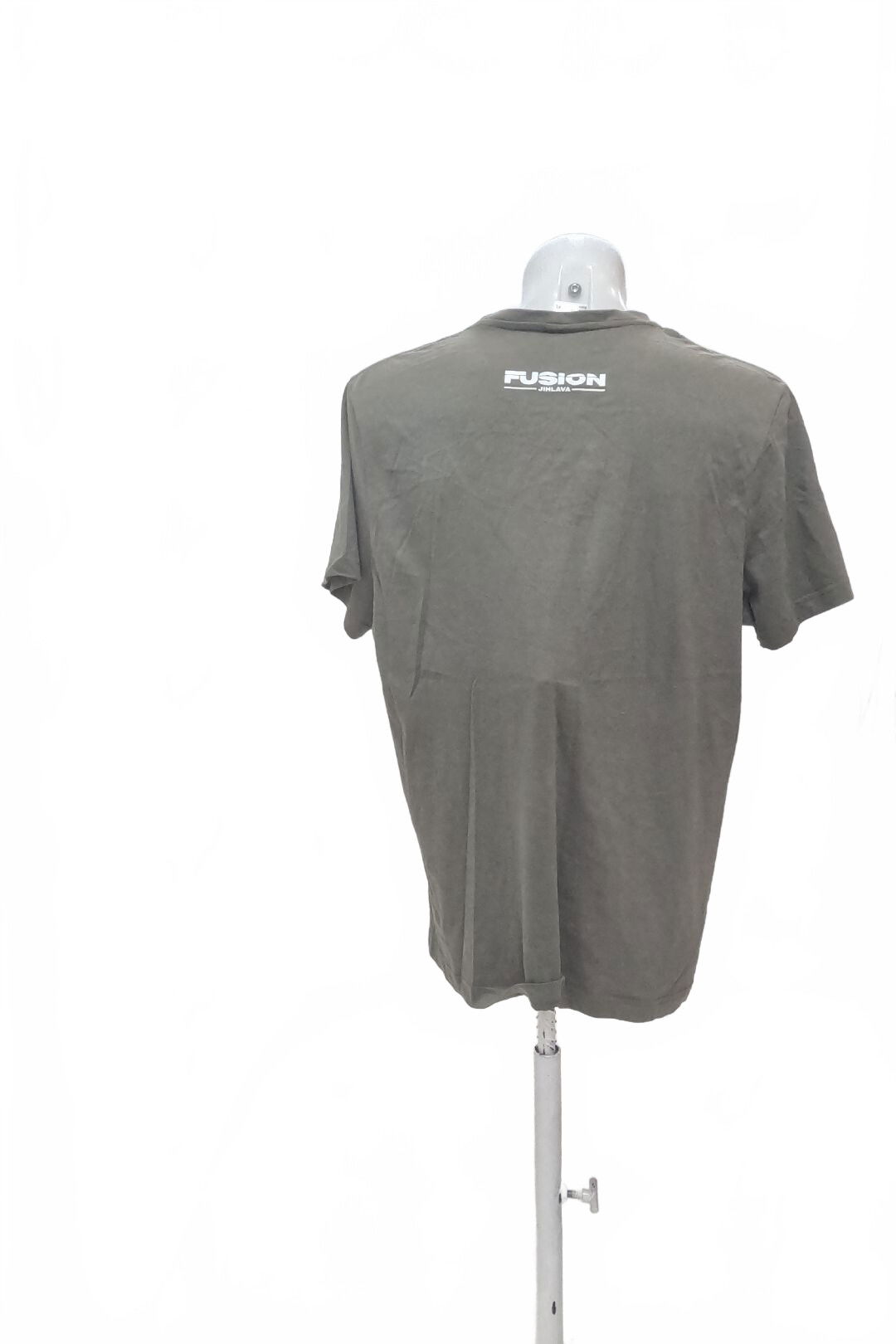 Pánské tričko Genesis s potiskem, barva khaki, velikost XL