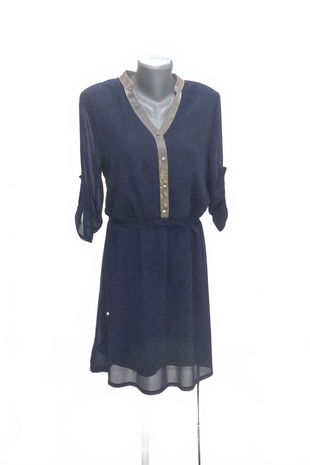 Dámske šaty Gate, farba modrá, veľkosť L