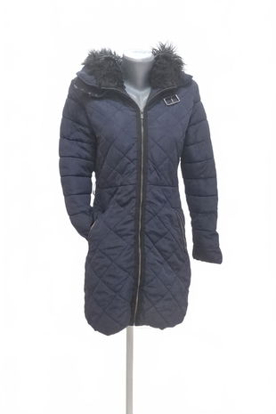 Dámska zimná bunda Reserved, farba modrá, veľkosť 34