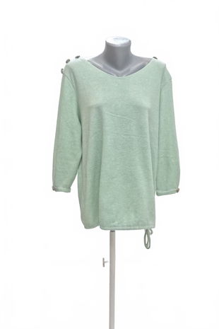 Dámský svetr Beloved, barva zelená, velikost 2XL