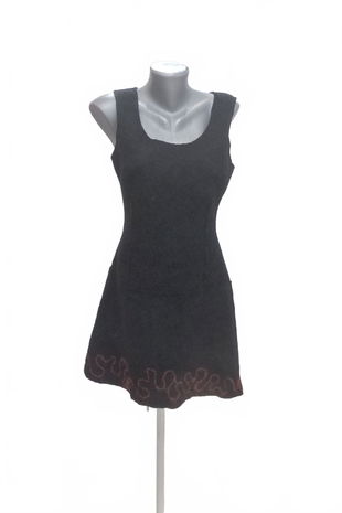 Dámske šaty Promod, farba čierna, veľkosť S