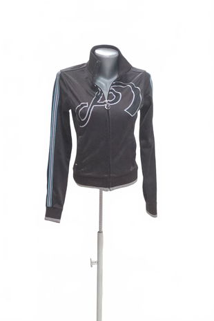 Dámska mikina Kenvelo bez potlače, farba čierna, veľkosť XS