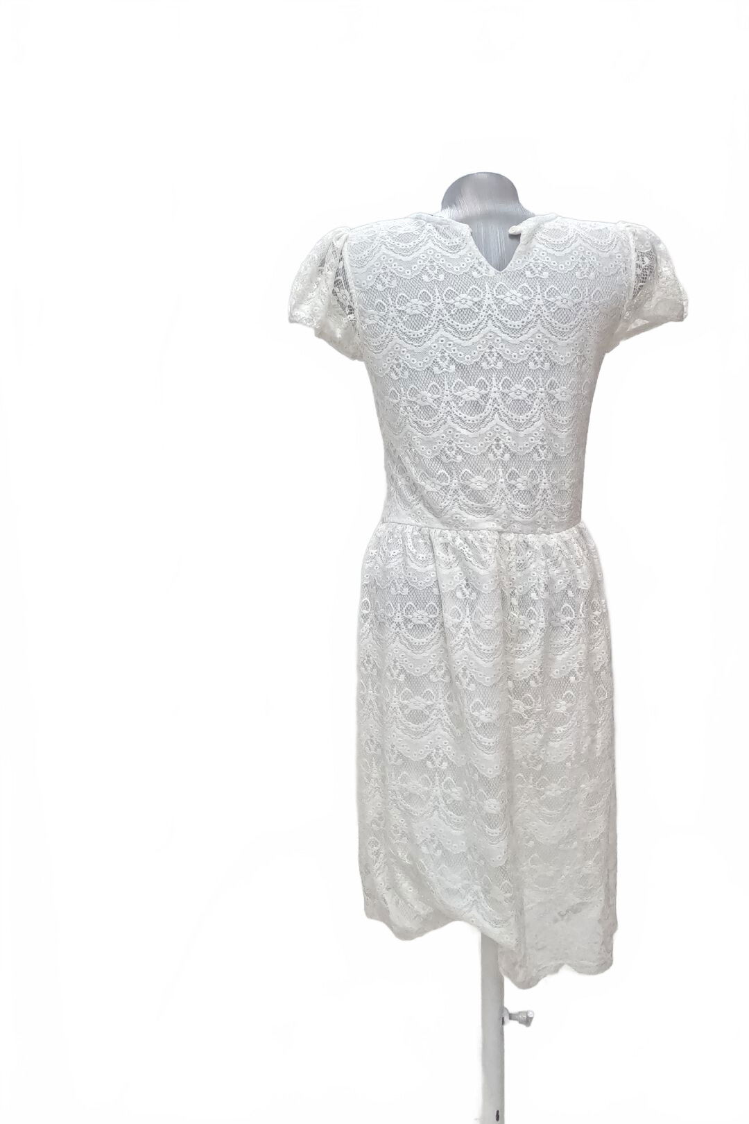 Dievčenské šaty George, farba biela, veľkosť 158