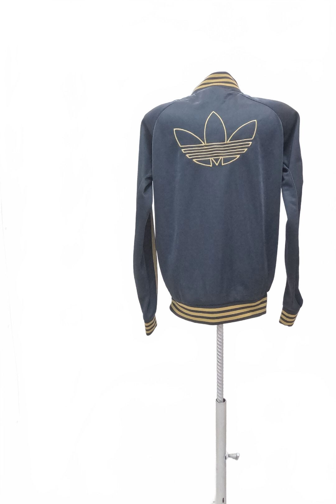 Dámska mikina Adidas bez potlače, farba sivá, veľkosť S