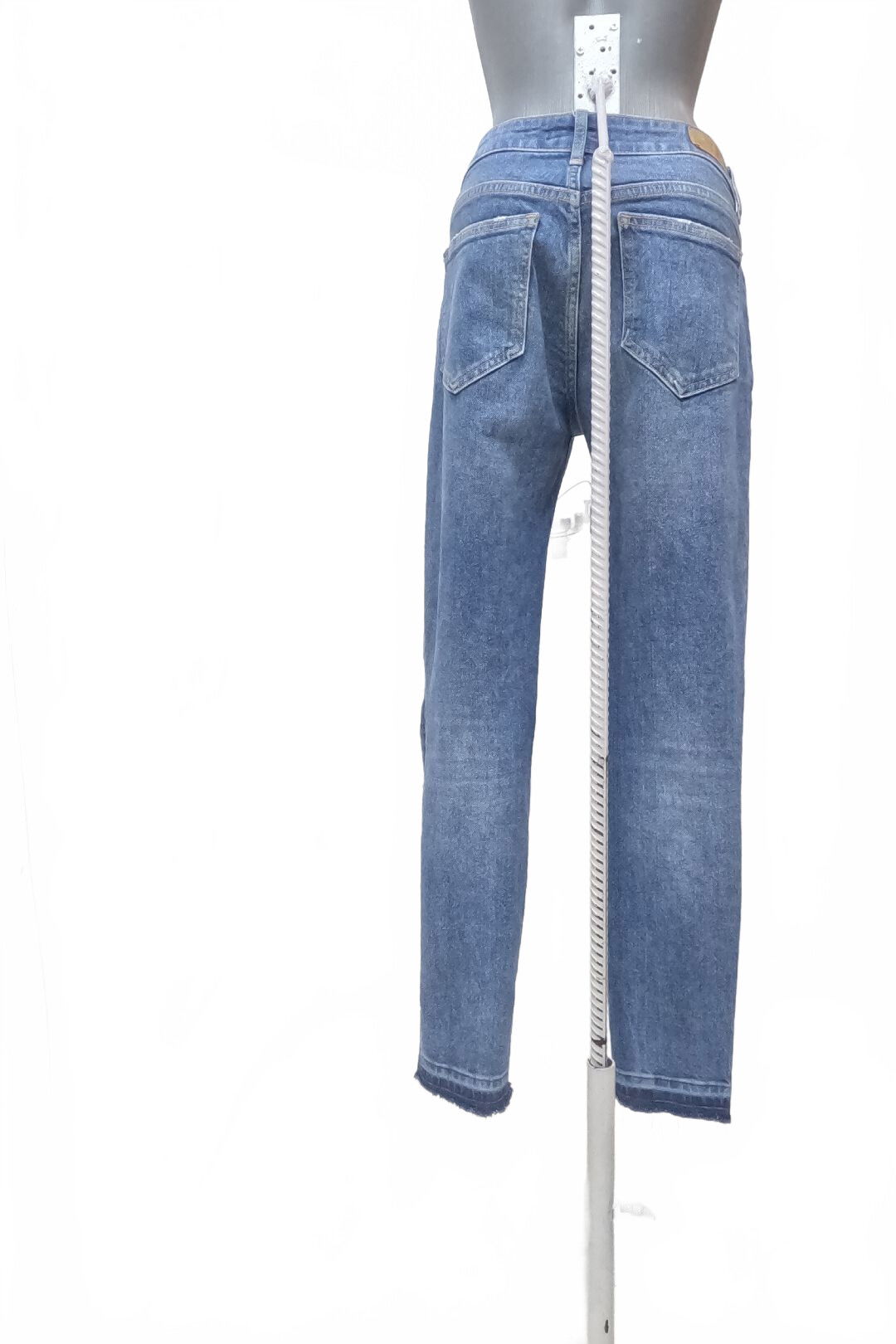 Dámske nohavice Pull&Bear, farba denim, veľkosť 36