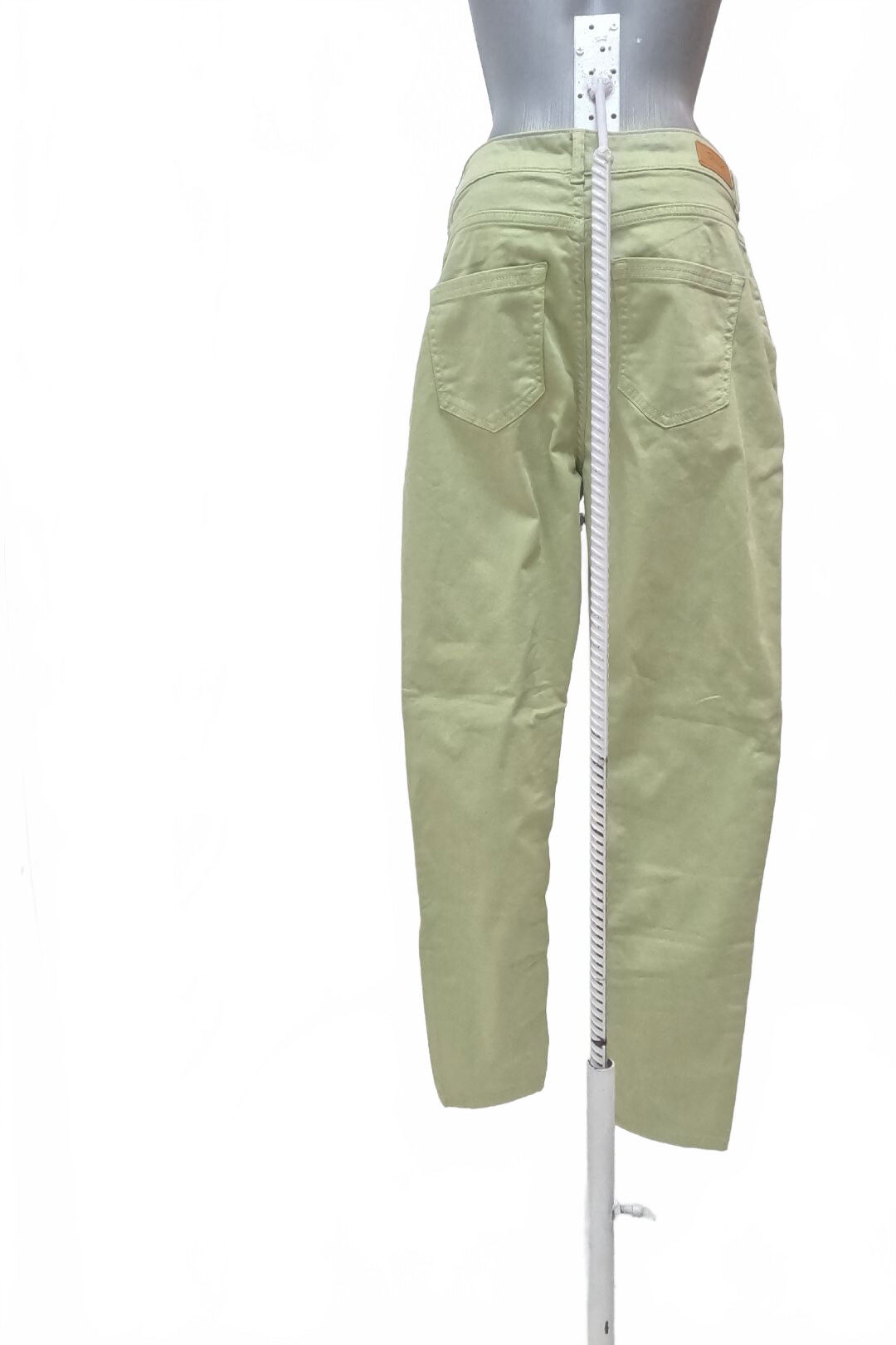 Dámske nohavice Only, farba zelená, veľkosť M