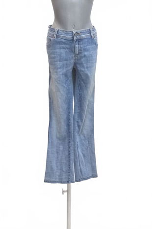 Dámske nohavice Only, farba denim, veľkosť M