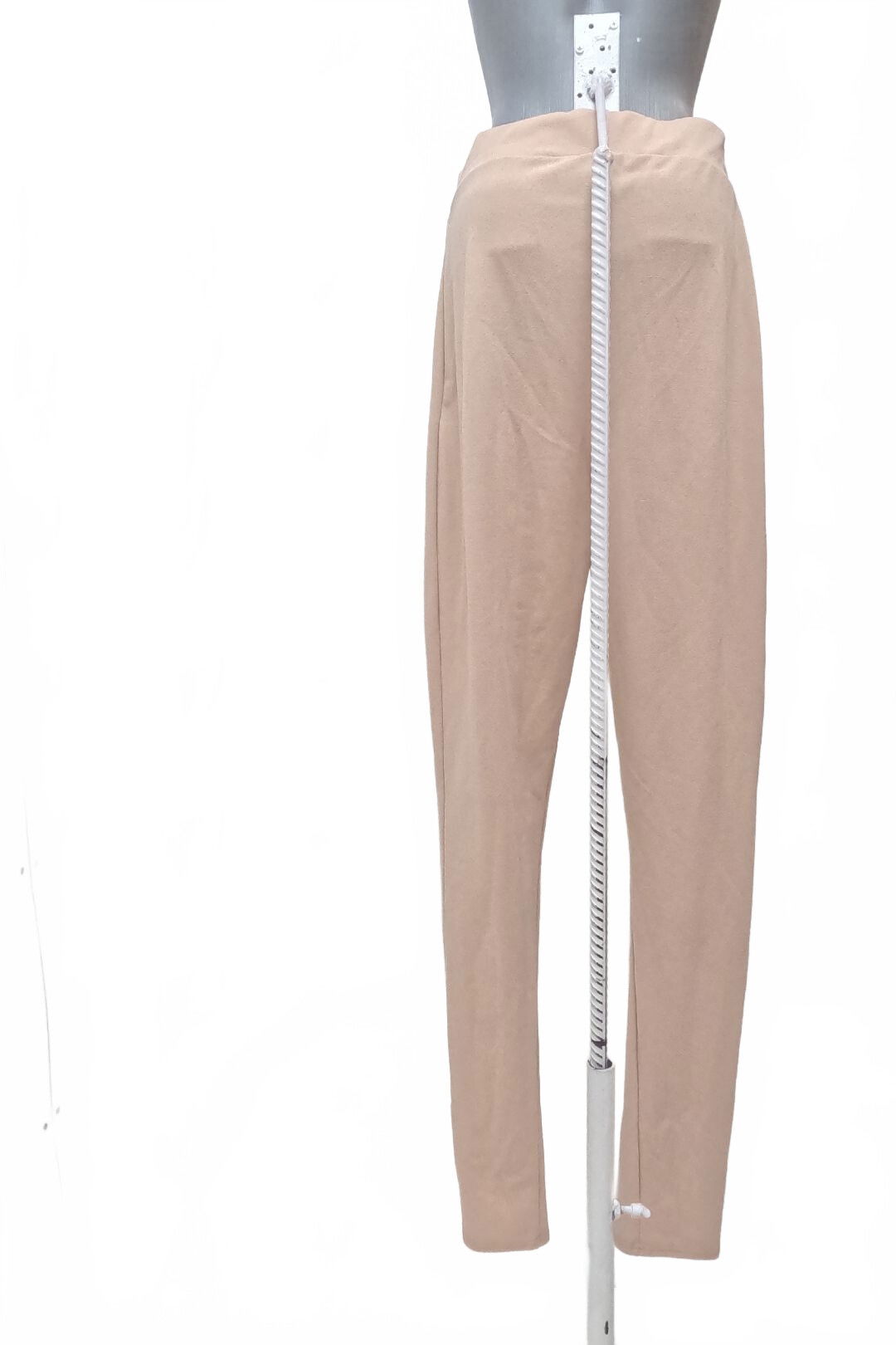 Dámske nohavice Missguided, farba béžová, veľkosť 42