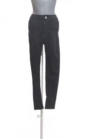 Dámske nohavice Shein, farba čierna, veľkosť XS