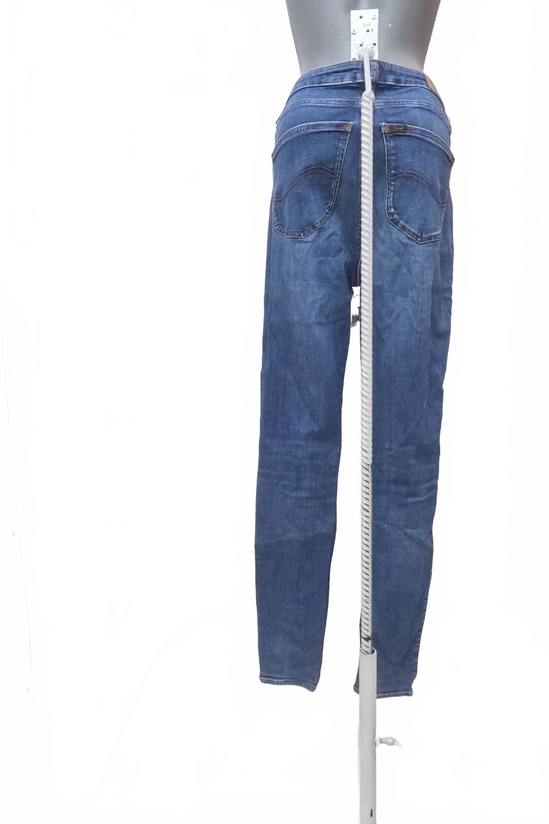 Dámske nohavice Lee, farba denim, veľkosť S