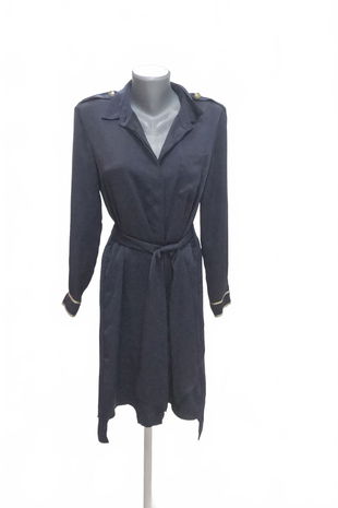 Dámske šaty Zara, farba modrá, veľkosť XS