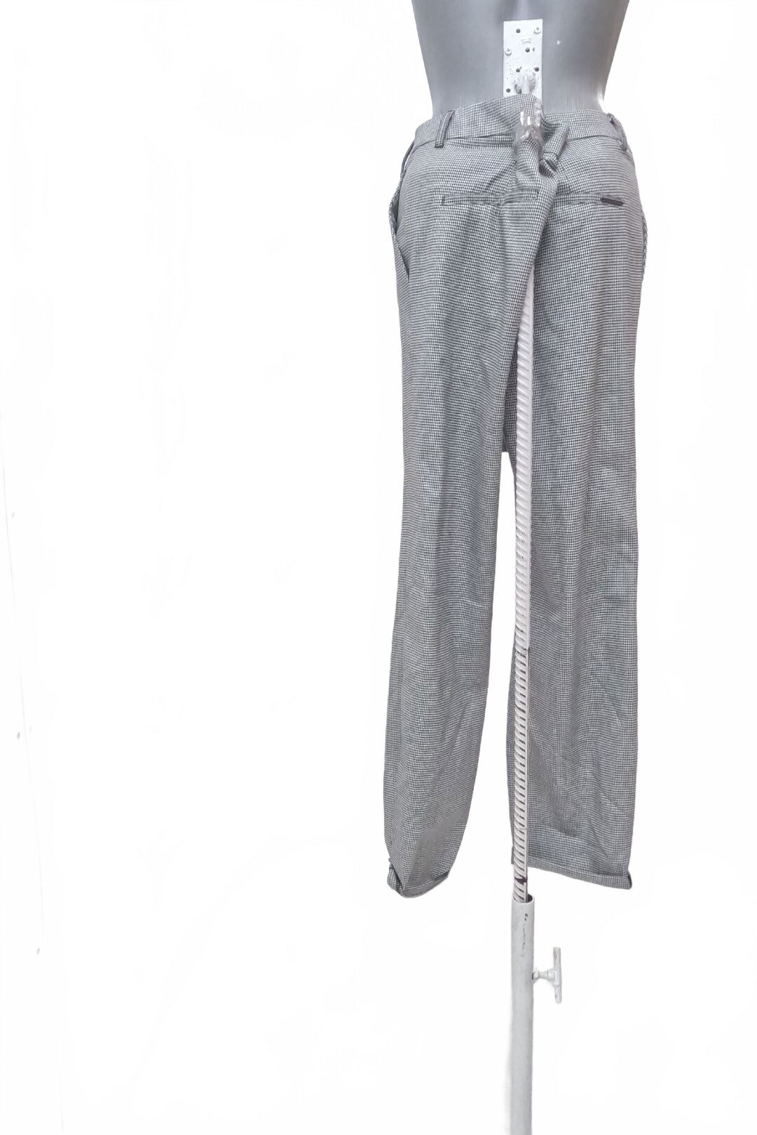 Dámske nohavice Vabacci, farba sivá, veľkosť L