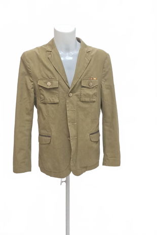 Pánské sako Zara, barva khaki, velikost XL