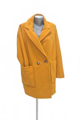Dámsky kabát Yessica, farba žltá, veľkosť 40