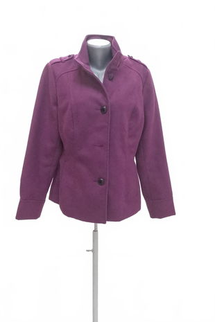 Dámsky kabát Yessica, farba fialová, veľkosť 44
