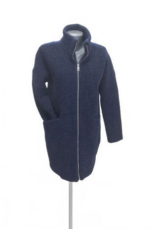 Dámsky kabát Reserved, farba modrá, veľkosť 36