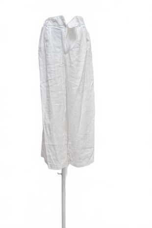 Dámske nohavice Stradivarius, farba biela, veľkosť 34