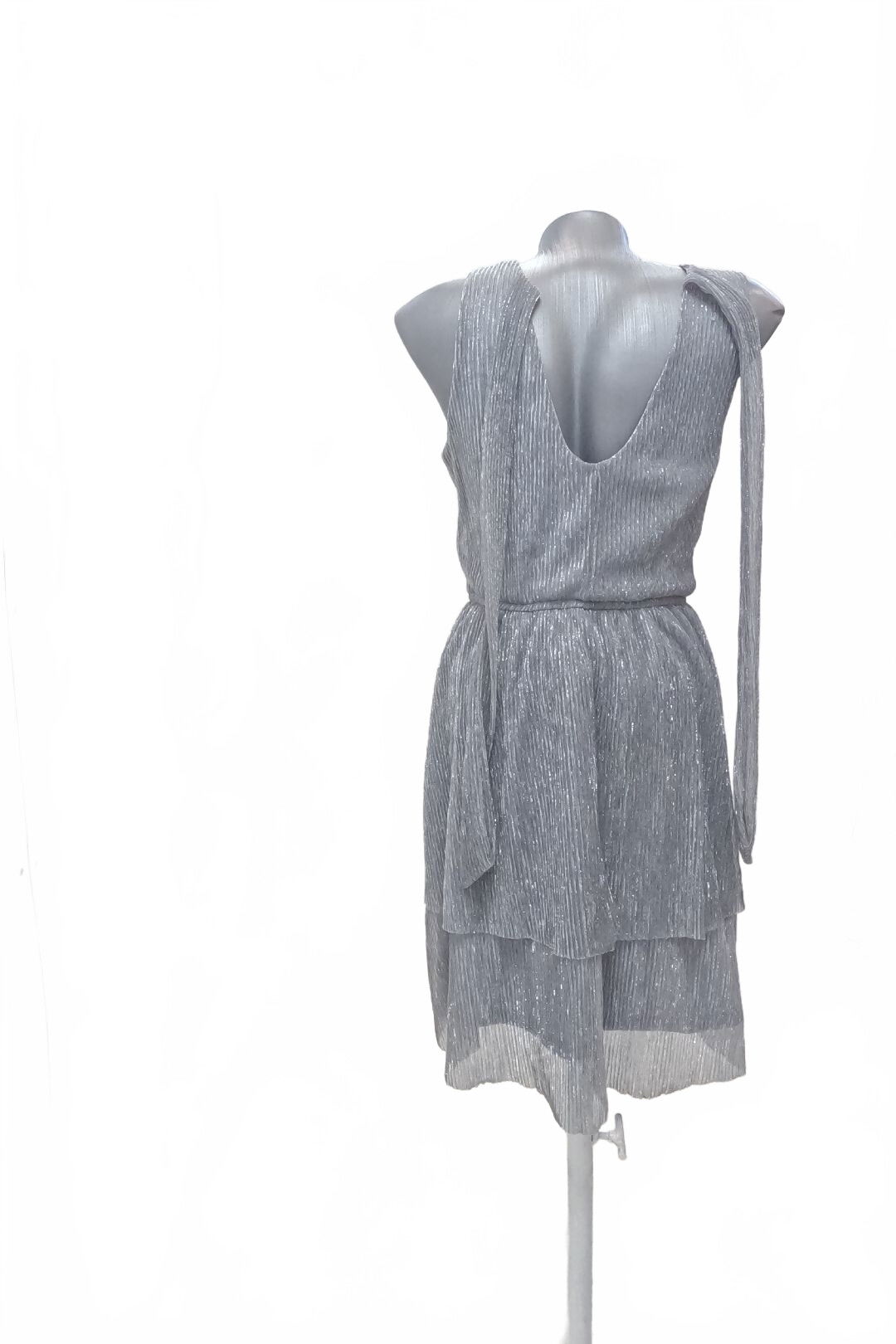 Dámske šaty Cropp, farba strieborná, veľkosť M