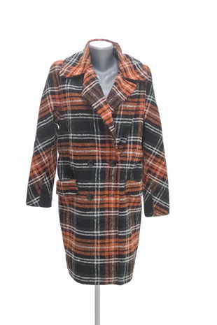 Dámsky kabát Oodji, farba vzorovaná, veľkosť 40