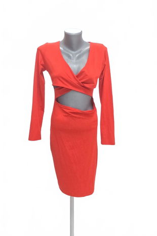 Dámske šaty Genesis, farba červená, veľkosť M