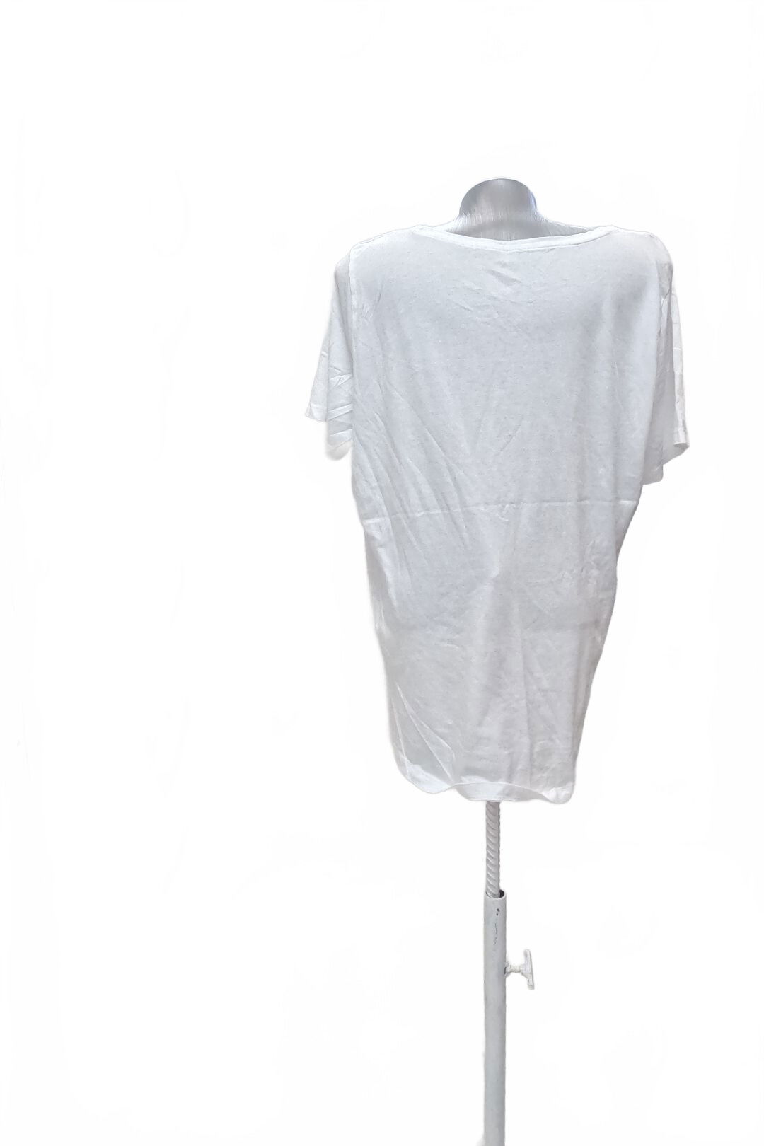 Dámske tričko Canda s potlačou, farba biela, veľkosť L