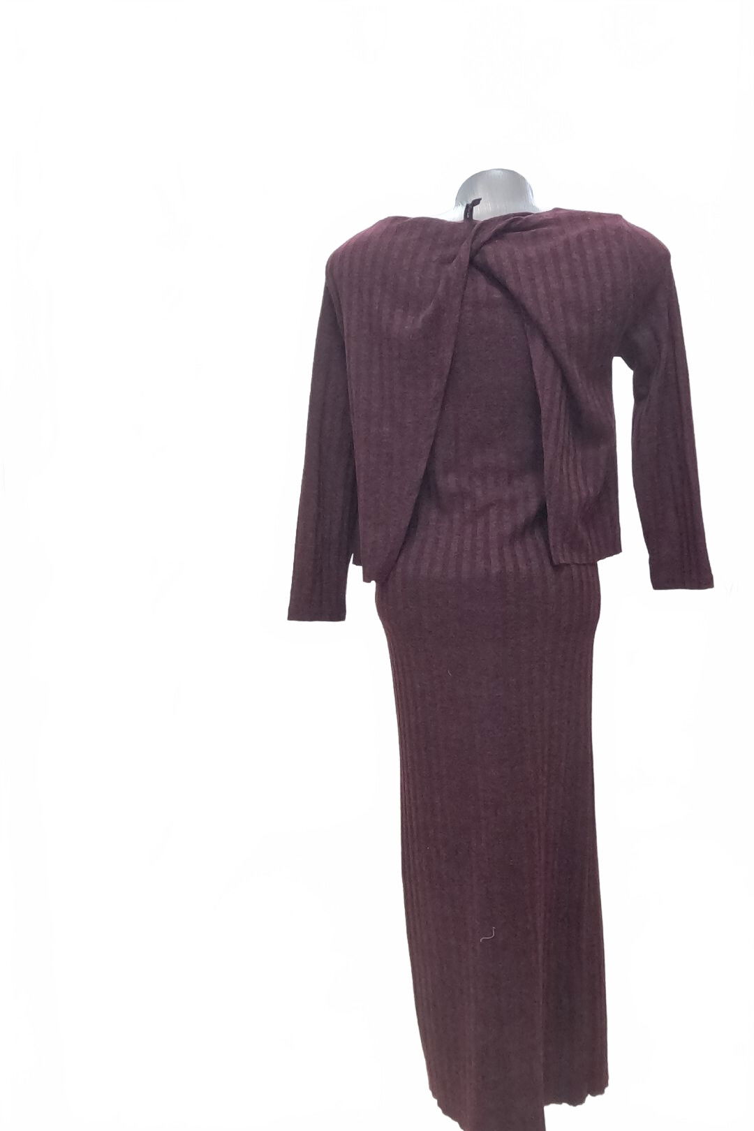 Dámske šaty Stradivarius, farba bordó, veľkosť S