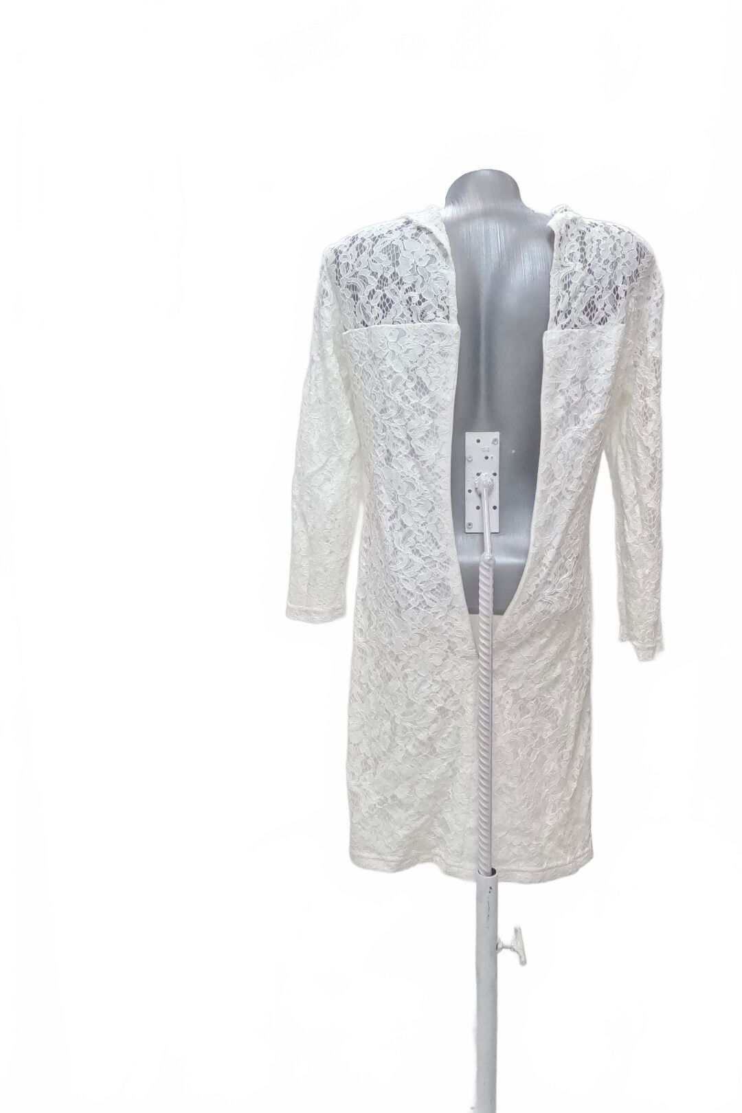 Dámske šaty Promod, farba biela, veľkosť M