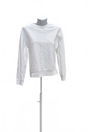 Dámska mikina Calliope bez potlače, farba biela, veľkosť L