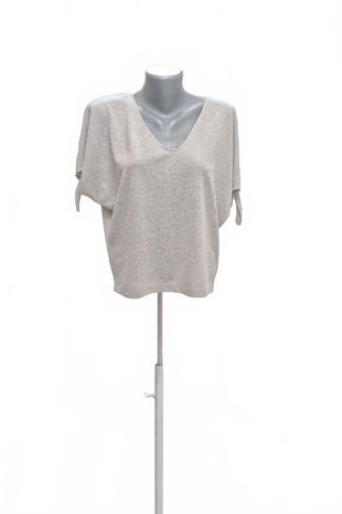 Dámske tričko Mango bez potlače, farba béžová, veľkosť S