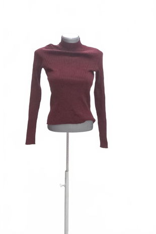 Dámsky sveter Bershka, farba bordó, veľkosť L