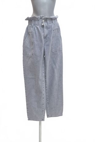 Dámske nohavice Shein, farba sivá, veľkosť 40