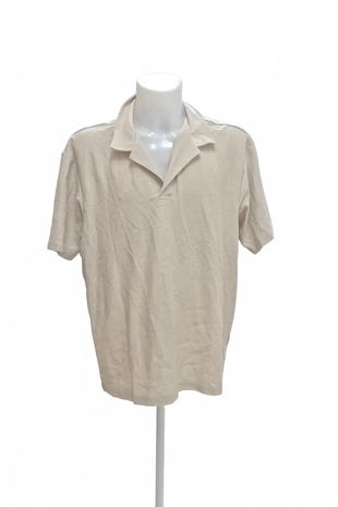 Pánské tričko Cropp bez potisku, barva béžová, velikost L