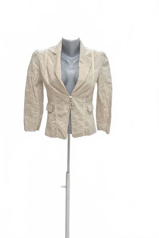Dámske sako Mango, farba béžová, veľkosť 38