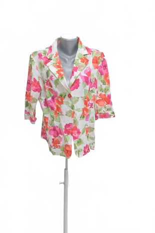 Dámske sako Canda, farba kvetovaná, veľkosť 44