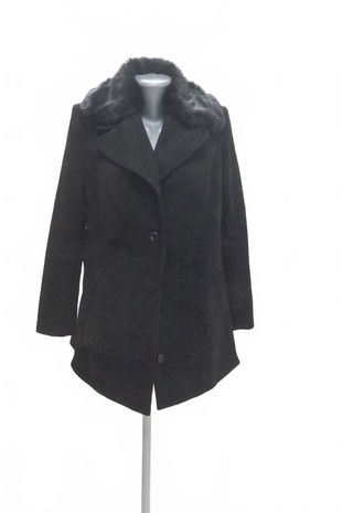 Dámsky kabát Bpc Bonprix Collection, farba čierna, veľkosť 38