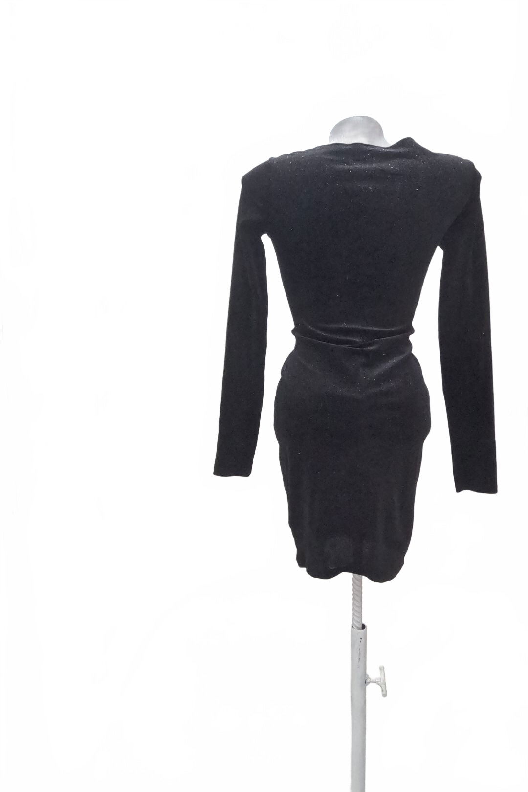 Dámske šaty Divided, farba čierna, veľkosť XS