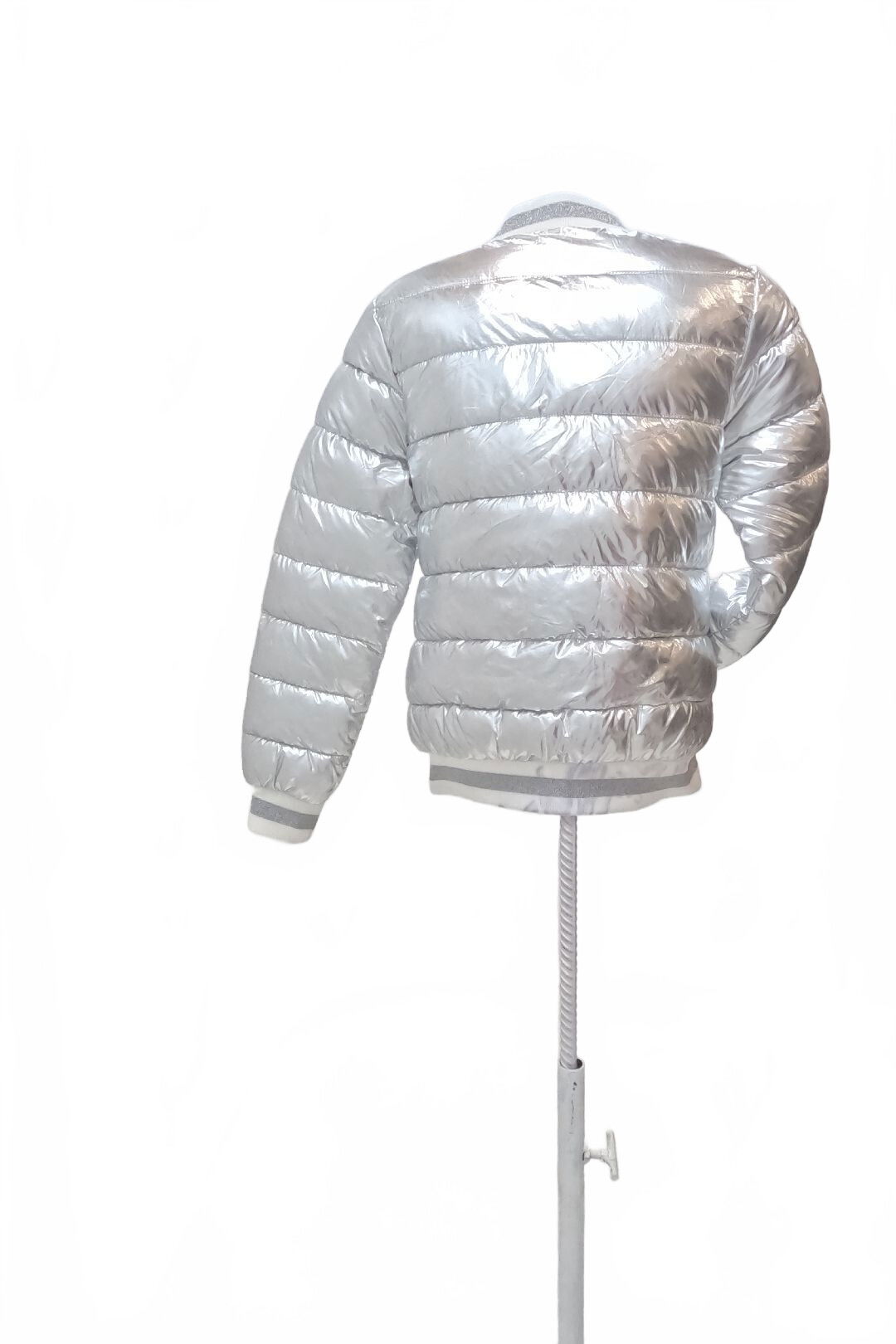 Dámská zimní bunda Genesis, barva stříbrná, velikost XL
