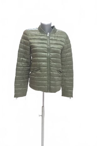 Dámska bunda Amisu, farba zelená, veľkosť 34