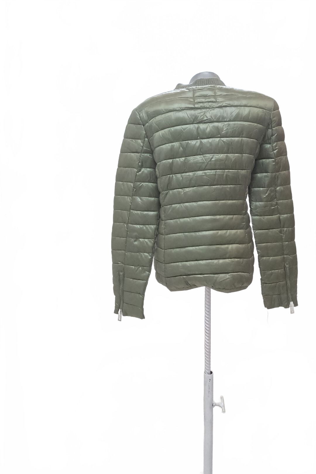 Dámska bunda Amisu, farba zelená, veľkosť 34