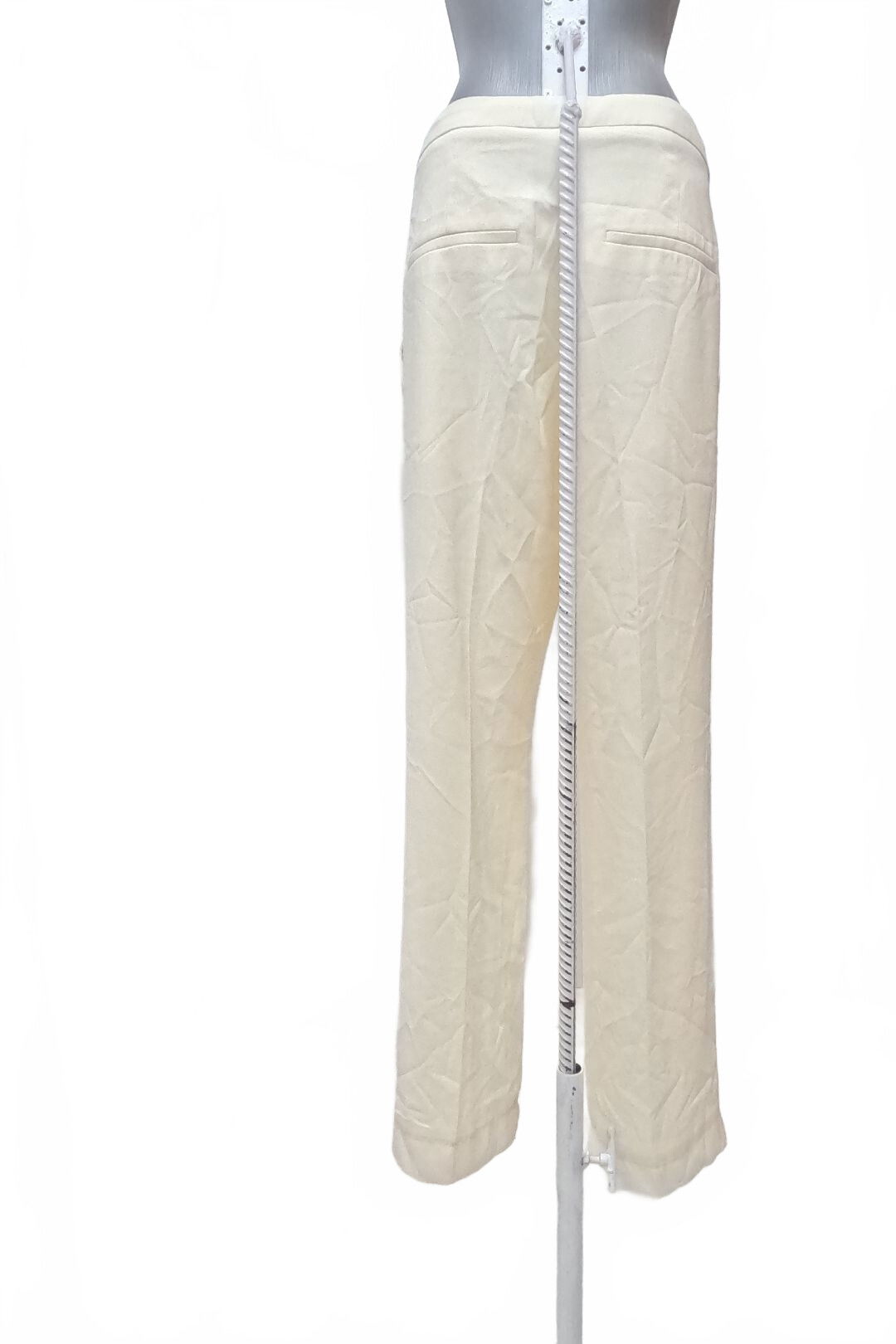 Dámske nohavice Lindex, farba biela, veľkosť 42