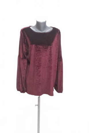 Dámská halenka F&F, barva bordó, velikost XL