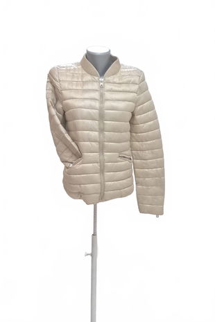 Dámska bunda Amisu, farba béžová, veľkosť 34