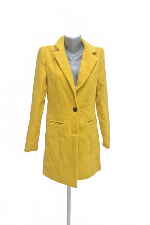 Dámsky kabát Fisherfield, farba žltá, veľkosť 36